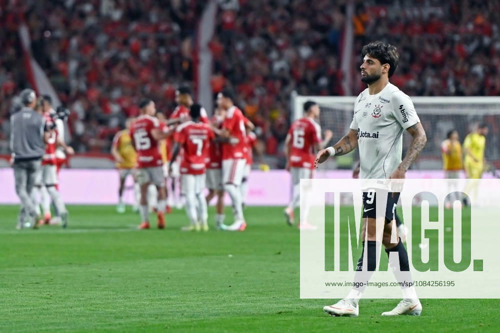 7th October 2026; Beira-Rio Stadium, Porto Alegre, Brazil; Brazilian Serie A Football, Internacional versus Corinthians; Yuri Alberto of Corinthians shows dejection after the teams 2-1 defeat after the match MaxxPeixoto DiaEsportivo