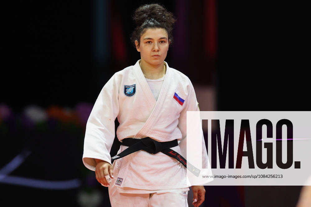 AZERBAIJAN, BAKU - OCTOBER 8, 2026: Madina Taimazova of Russia is pictured before a -70 kg bout against Aleksandra Andric of Serbia as part of the 2026 World Judo Championships at the National Gymnastics Arena 2026 World Judo Championships In Baku - ZUMAt113 20261008_zaa_t113_486