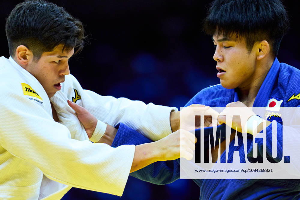 (L-R) Sanshiro Murao (JPN), Goki Tajima (JPN), OCTOBER 8, 2026 -Judo : World Judo Championships BAKU2026 Mens -90kgFinal match at National Gymnastics Arena in Baku, Azerbaijan. aflo_354330776 KenxAsakurax