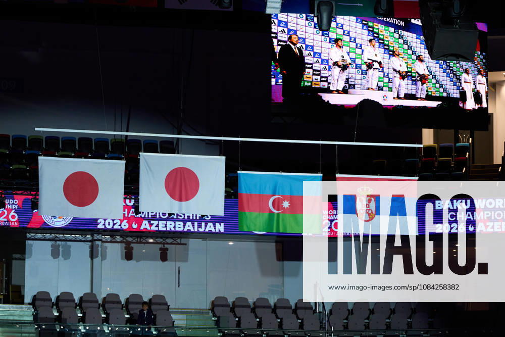 General view, OCTOBER 8, 2026 -Judo : World Judo Championships BAKU2026 Mens -90kgMedal Ceremony at National Gymnastics Arena in Baku, Azerbaijan. aflo_354330835 KenxAsakurax