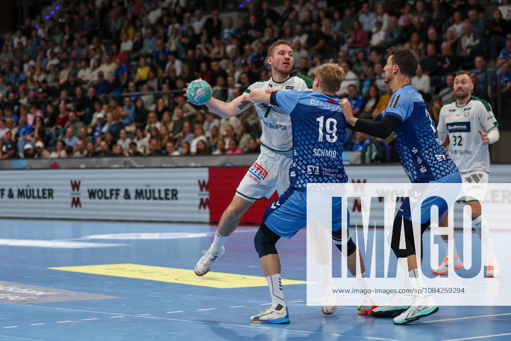 Dominik Mappes (HSG Wetzlar, 7) GER, TVB Stuttgart vs. HSG Wetzlar, Handball, Opel Handball-Bundesliga, 8. Spieltag, Spielzeit 2026 2027, 08.10.2026 GER, TVB Stuttgart vs. HSG Wetzlar, Handball, Opel Handball-Bundesliga, 8. Spieltag, Spielzeit 2026 2027, 08.10.2026 Stuttgart