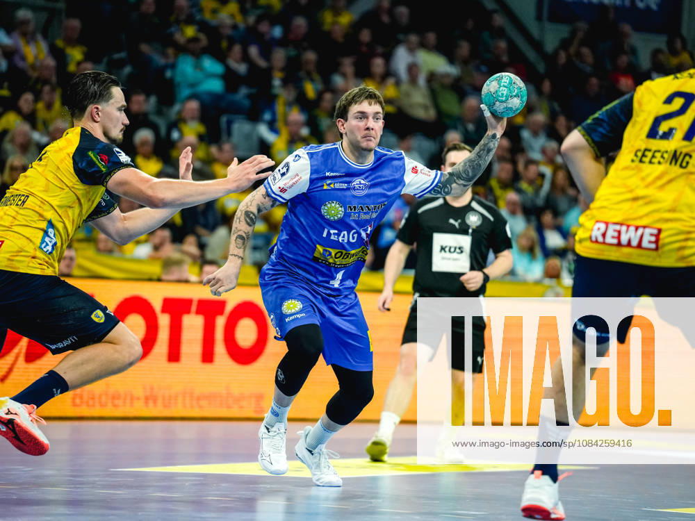 Handball Opel HBL, Rhein-Neckar Loewen - ThSV Eisenach v.l. Elias Scholtes (ThSV Eisenach)