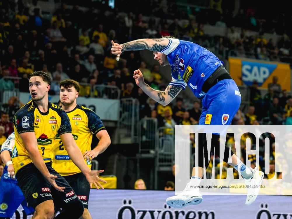 Handball Opel HBL, Rhein-Neckar Loewen - ThSV Eisenach v.l. Elias Scholtes (ThSV Eisenach)