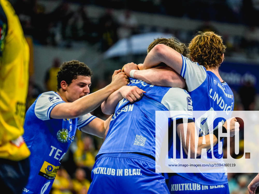Handball Opel HBL, Rhein-Neckar Loewen - ThSV Eisenach v.l. Jubel TsVH Eisenach