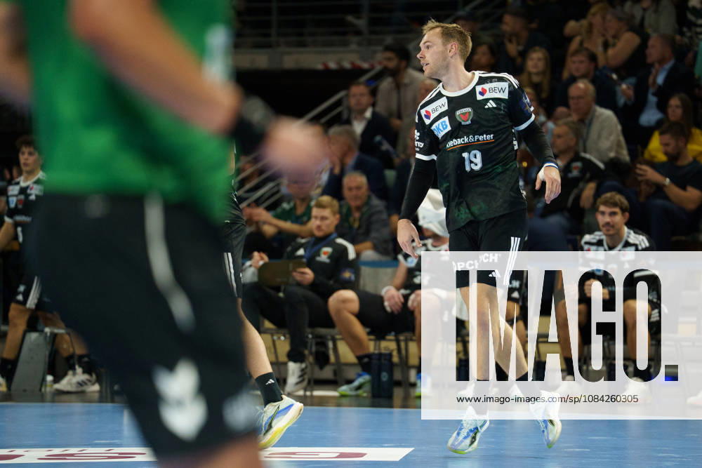 Im Bild: Mathias Gidsel (Fuechse Berlin, 19) 08.10.2026, Fuechse Berlin - FC Porto, EHF Handball Champions League, Saison 2026 27, Max-Schmeling-Halle
