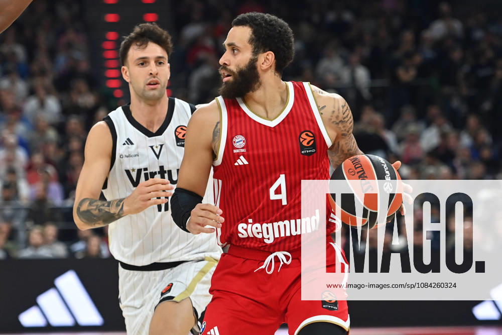 Duane WASHINGTON JR. (FCB), Aktion. Basketball Euro League,Saison 2026 2027, FC Bayern Muenchen - Virtus Bologna am 08.10.2026 , S A P G A R D EN