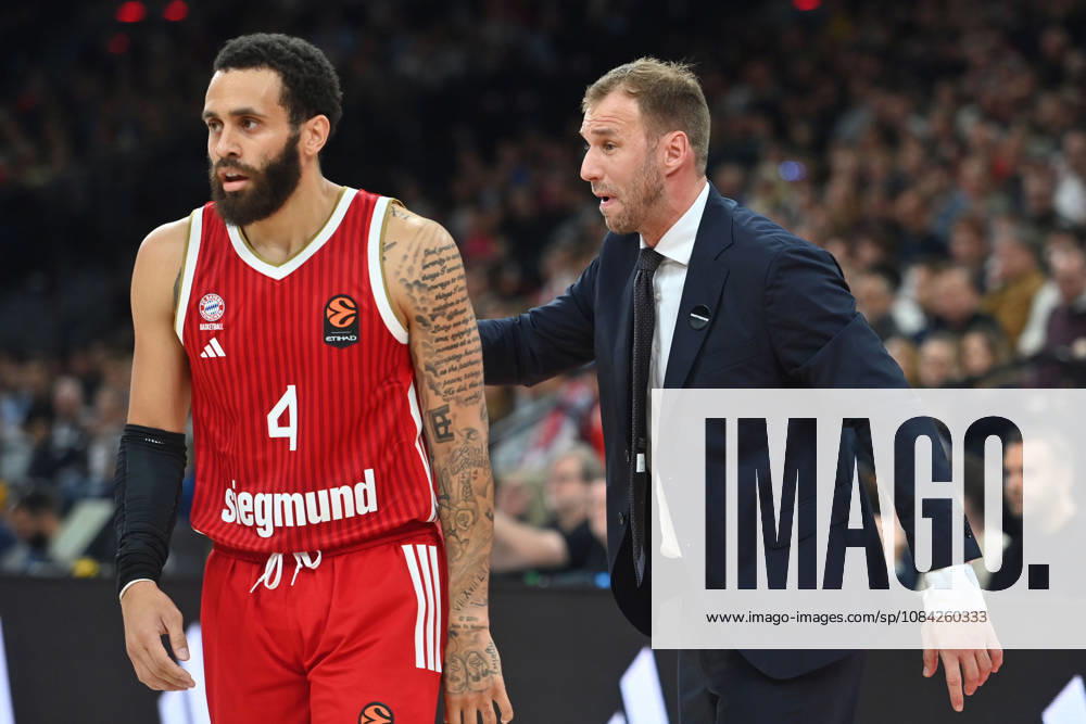 Trainer Anton GAVEL (FCB), Duane WASHINGTON JR. (FCB), Basketball Euro League,Saison 2026 2027, FC Bayern Muenchen - Virtus Bologna am 08.10.2026 , S A P G A R D EN