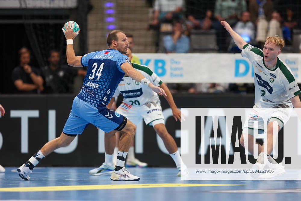 Kai Haefner (TVB Stuttgart, 34) GER, TVB Stuttgart vs. HSG Wetzlar, Handball, Opel Handball-Bundesliga, 8. Spieltag, Spielzeit 2026 2027, 08.10.2026 GER, TVB Stuttgart vs. HSG Wetzlar, Handball, Opel Handball-Bundesliga, 8. Spieltag, Spielzeit 2026 2027, 08.10.2026 Stuttgart