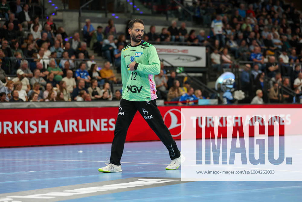 Mohamed El Tayar (TVB Stuttgart, 12) GER, TVB Stuttgart vs. HSG Wetzlar, Handball, Opel Handball-Bundesliga, 8. Spieltag, Spielzeit 2026 2027, 08.10.2026 GER, TVB Stuttgart vs. HSG Wetzlar, Handball, Opel Handball-Bundesliga, 8. Spieltag, Spielzeit 2026 2027, 08.10.2026 Stuttgart