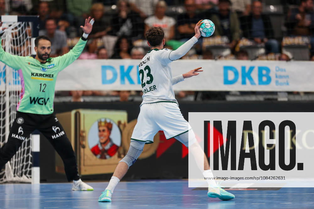 Marti Soler (HSG Wetzlar, 23) GER, TVB Stuttgart vs. HSG Wetzlar, Handball, Opel Handball-Bundesliga, 8. Spieltag, Spielzeit 2026 2027, 08.10.2026 GER, TVB Stuttgart vs. HSG Wetzlar, Handball, Opel Handball-Bundesliga, 8. Spieltag, Spielzeit 2026 2027, 08.10.2026 Stuttgart