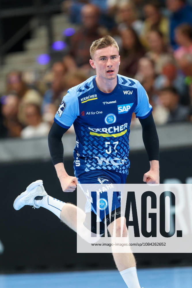 Jakob Nigg (TVB Stuttgart, 57) GER, TVB Stuttgart vs. HSG Wetzlar, Handball, Opel Handball-Bundesliga, 8. Spieltag, Spielzeit 2026 2027, 08.10.2026 GER, TVB Stuttgart vs. HSG Wetzlar, Handball, Opel Handball-Bundesliga, 8. Spieltag, Spielzeit 2026 2027, 08.10.2026 Stuttgart