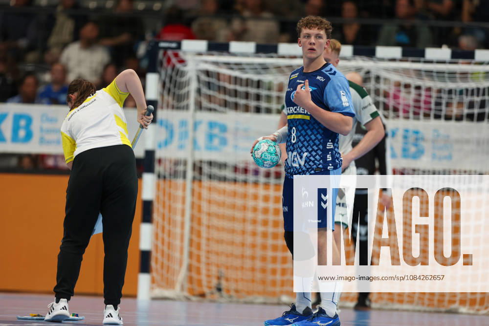 Max Heydecke (TVB Stuttgart, 8) GER, TVB Stuttgart vs. HSG Wetzlar, Handball, Opel Handball-Bundesliga, 8. Spieltag, Spielzeit 2026 2027, 08.10.2026 GER, TVB Stuttgart vs. HSG Wetzlar, Handball, Opel Handball-Bundesliga, 8. Spieltag, Spielzeit 2026 2027, 08.10.2026 Stuttgart
