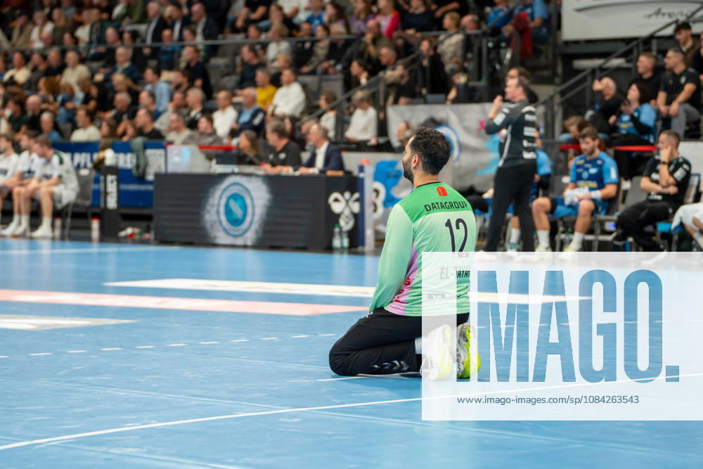 Handball I Herren I Saison 2026-2027 I Bundesliga I 8. Spieltag I TVB Stuttgart - HSG Wetzlar I 08.10.2026 Mohamed El-Tayar (12, TVB Stuttgart) Stuttgart Porsche Arena Baden-Württemberg Deutschland