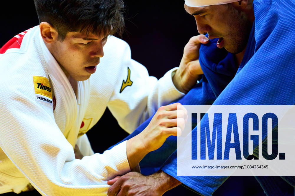 (L-R) Sanshiro Murao (JPN), Sherov Erlan (KGZ), OCTOBER 8, 2026 -Judo : World Judo Championships BAKU2026 Mens -90kg2nd Round match at National Gymnastics Arena in Baku, Azerbaijan. aflo_354387868 KenxAsakurax