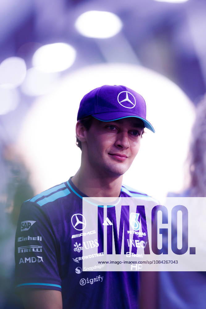 George Russell of Great Britain and the Mercedes-AMG PETRONAS Formula One Team in the paddock ahead of the F1 Grand Prix of Singapore at the Marina Bay Street Circuit. Formula 1, Singapore Grand Prix 2026, Media Day - 08 Oct 2026 - ZUMAs197 20261008_aaa_s197_159