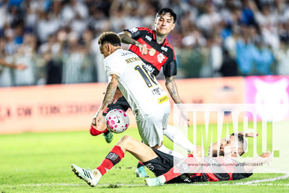 SoO PAULO (SP), BRAZIL OCTOBER 10: Santos player Neymar Jr. during the match between Santos and Flamengo in the 2026 Brazilian Championship at Vila Belmiro Stadium in Santos (SP), Brazil, on Thursday, October 10, 2026., Credit:Marco Miatelo Avalon