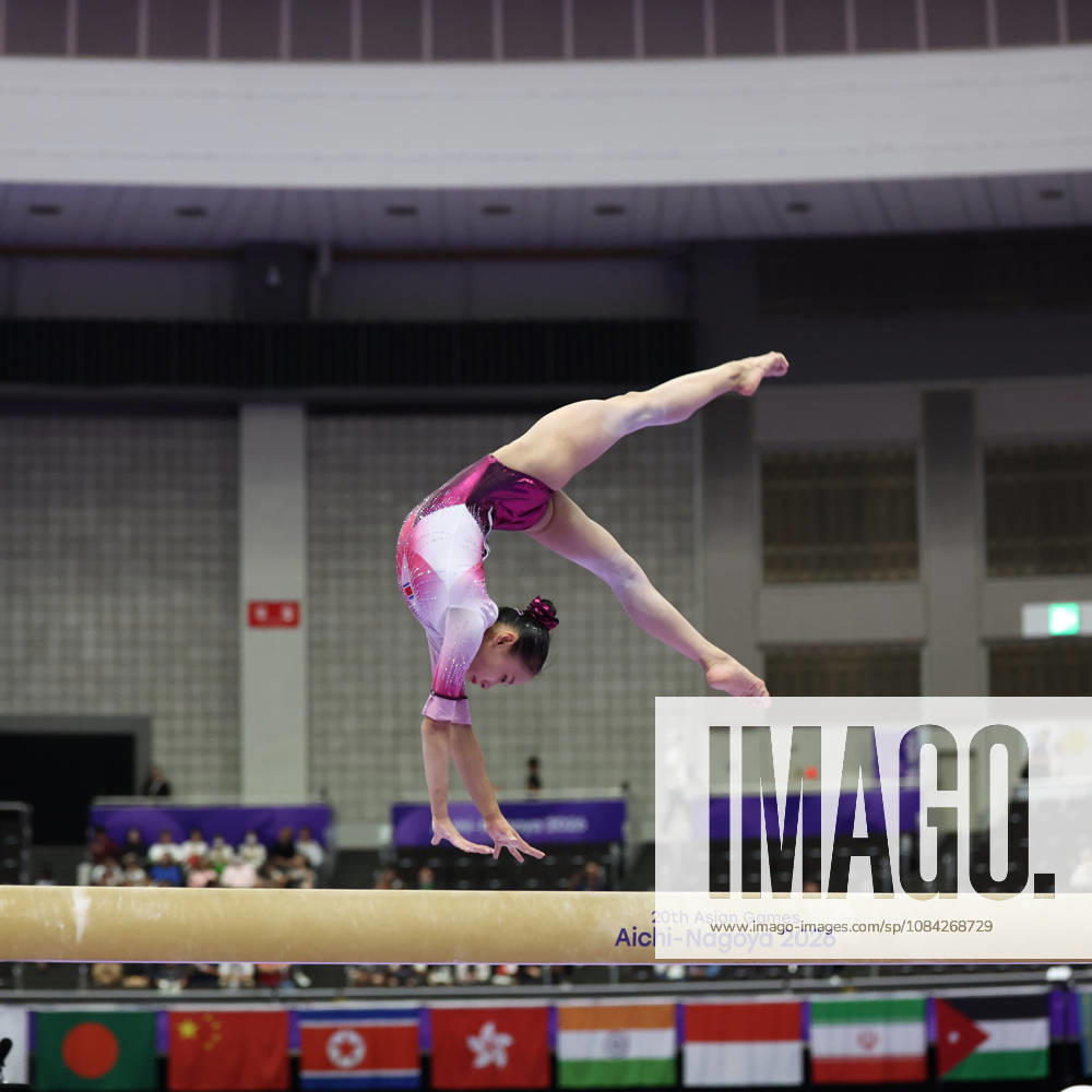 Asian Games 2026 Aichi-Nagoya, Japan HAN Yon Mi of PRK in action during Womens Artistic Gymnastics Team Final at the 20th Asian Games Aichi-Nagoya 2026. Aichi, Nagoya Nagoya General Gymnasysm, Rainbow Hall. Japan