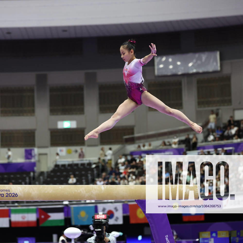 Asian Games 2026 Aichi-Nagoya, Japan HAN Yon Mi of PRK in action during Womens Artistic Gymnastics Team Final at the 20th Asian Games Aichi-Nagoya 2026. Aichi, Nagoya Nagoya General Gymnasysm, Rainbow Hall. Japan