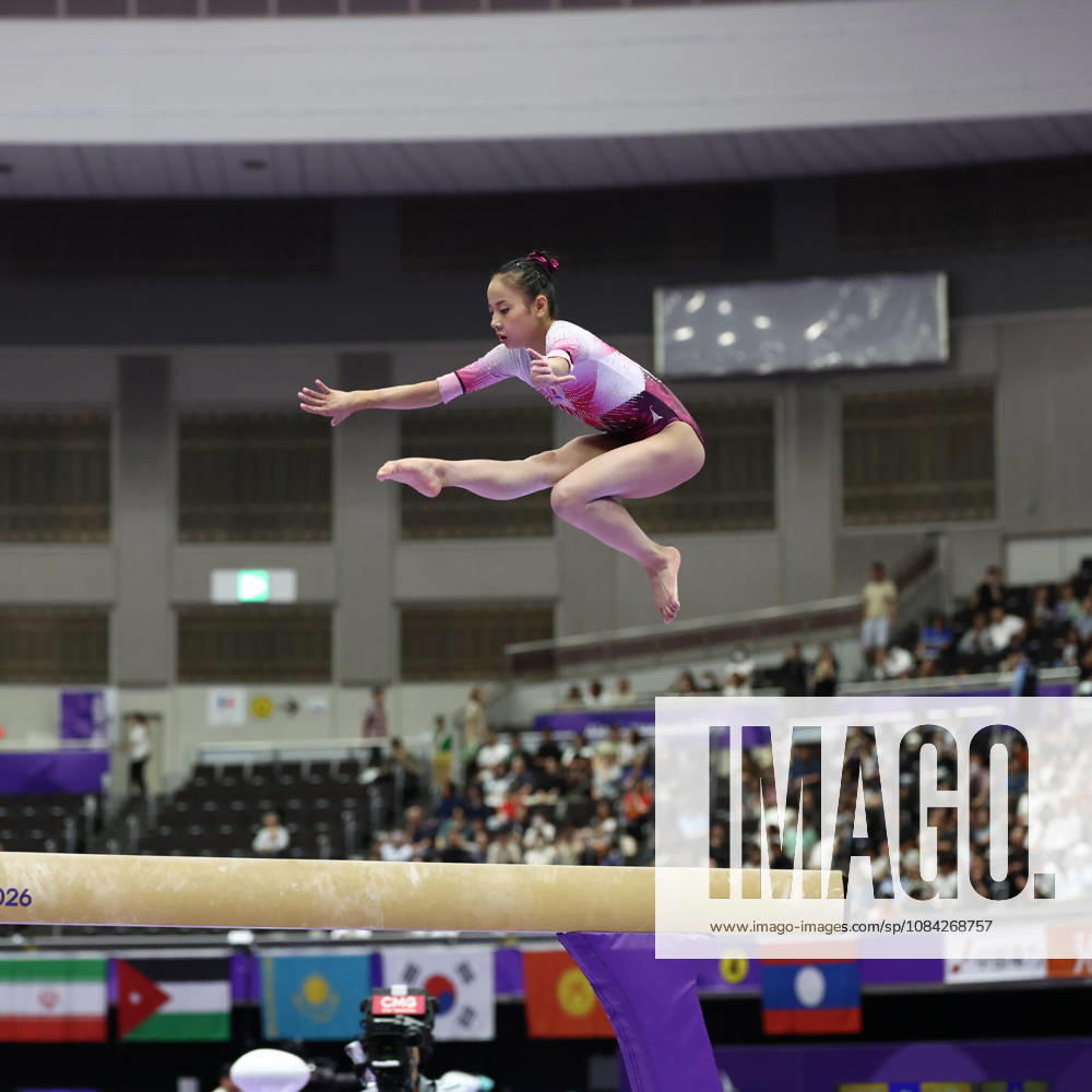 Asian Games 2026 Aichi-Nagoya, Japan HAN Yon Mi of PRK in action during Womens Artistic Gymnastics Team Final at the 20th Asian Games Aichi-Nagoya 2026. Aichi, Nagoya Nagoya General Gymnasysm, Rainbow Hall. Japan