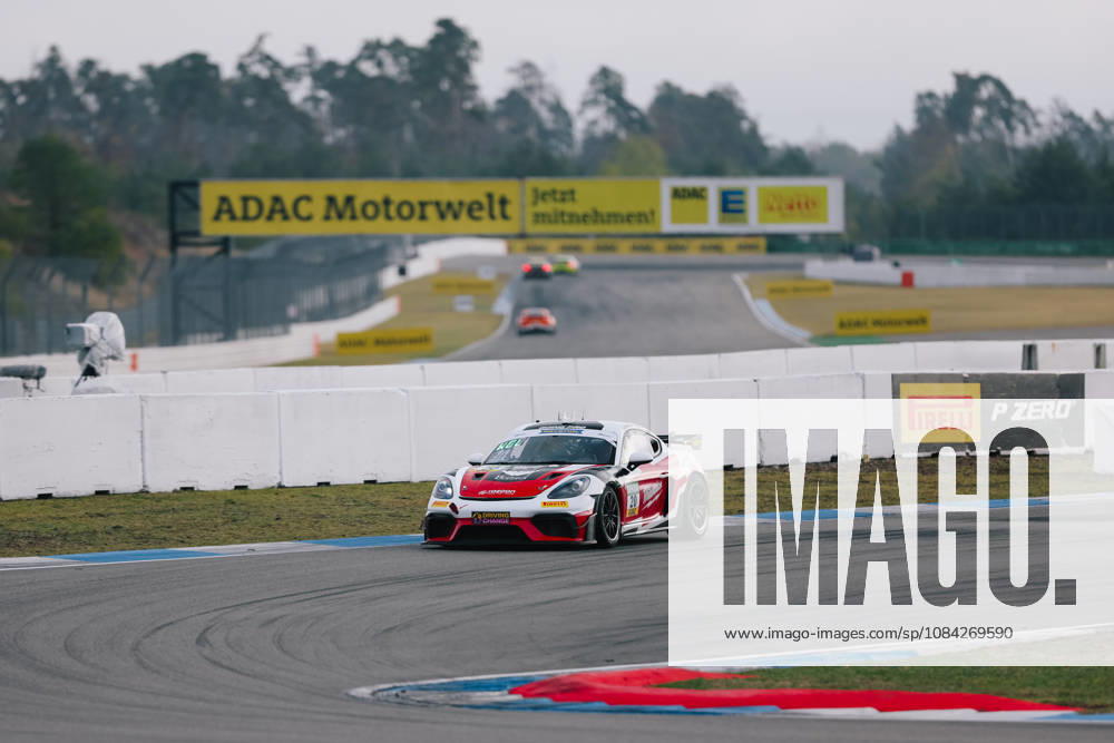 ADAC GT4 Germany, 11. + 12. Rennen Hockenheim 2026 20 Porsche 718 Cayman GT4 RS Clubsport, razoon - more than racing: Harald Huber, Jack James - picture by Gruppe C Photography Sachsenring Hockenheimring Bayern Germany