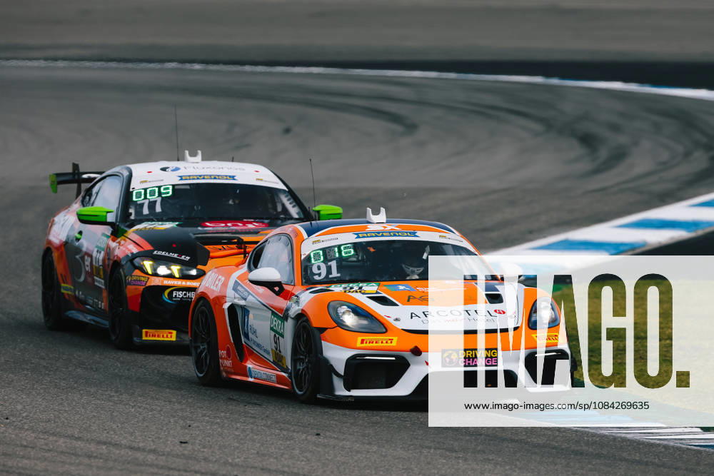 ADAC GT4 Germany, 11. + 12. Rennen Hockenheim 2026 91 Porsche 718 Cayman GT4 RS Clubsport, Team Wimmer Werk Motorsport: Jesper Bruno Jensen, Laurenz Rühl - picture by Gruppe C Photography Sachsenring Hockenheimring Bayern Germany