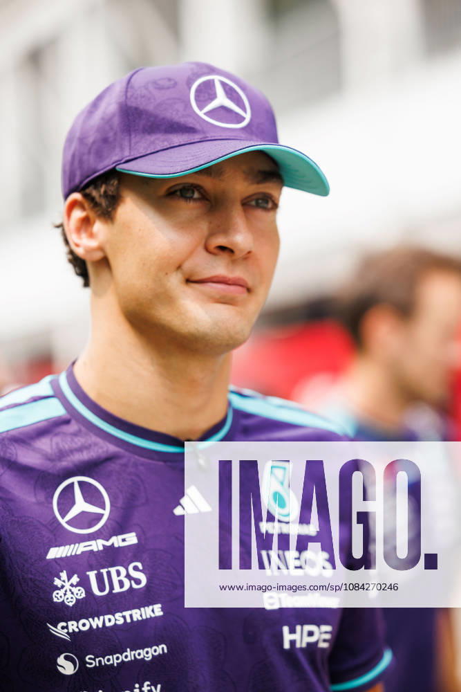 George Russell of Great Britain and the Mercedes-AMG PETRONAS Formula One Team in the paddock ahead of the F1 Grand Prix of Singapore at the Marina Bay Street Circuit in Singapore, Singapore. Formula 1, Singapore Grand Prix 2026, Preparations - 07 Oct 2026 - ZUMAs197 20261009_aaa_s197_022