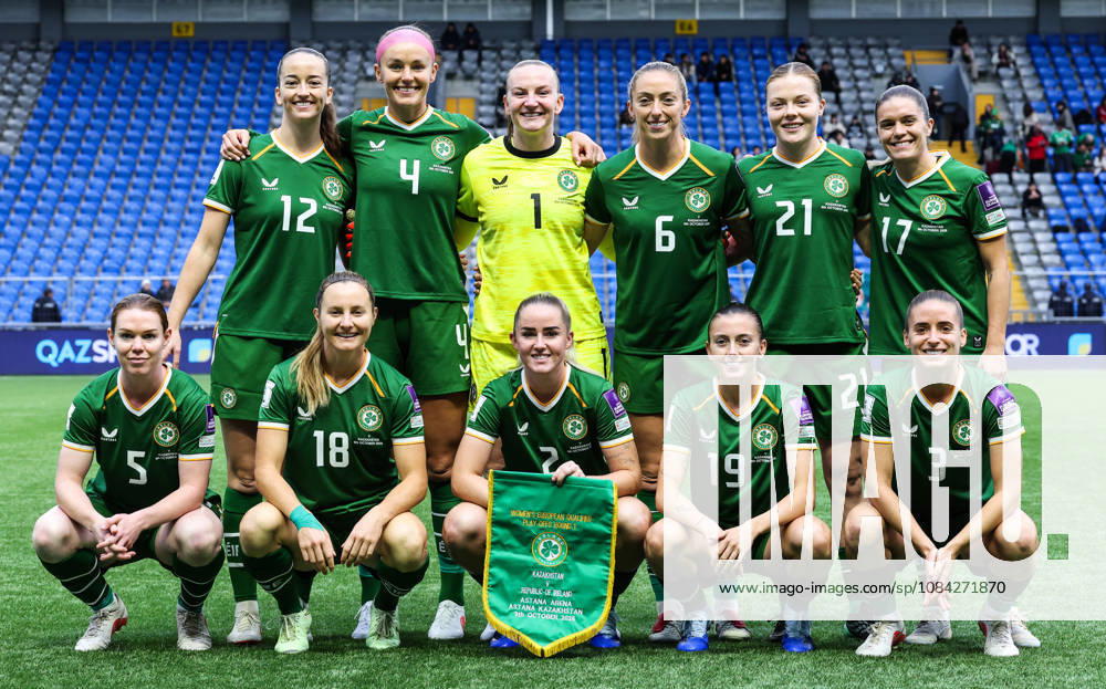 2027 FIFA Women s World Cup Round One Qualifying Play-off First Leg, Astana Arena, Astana, Kazakhstan 9 10 2026 Kazakhstan vs Republic of Ireland The Ireland team The Ireland team 9 10 2026