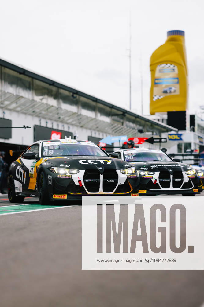 ADAC GT4 Germany, 11. + 12. Rennen Hockenheim 2026 49 BMW M4 718 Cayman GT4 RS Clubsport, FK Performance Motorsport: Luca Link, Luis Moser, 50 BMW M4 GT4 Evo, FK Performance Motorsport: Gianni van de Craats, Victor Nielsen - picture by Gruppe C Photography Sachsenring Germany
