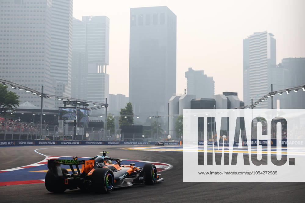 F1 Singapore Grand Prix 2026 Practice Lando Norris of McLaren during the practice ahead of the Formula 1 Singapore Grand Prix at Marina Bay Street Circuit in Singapore on October 9, 2026. Singapore Singapore