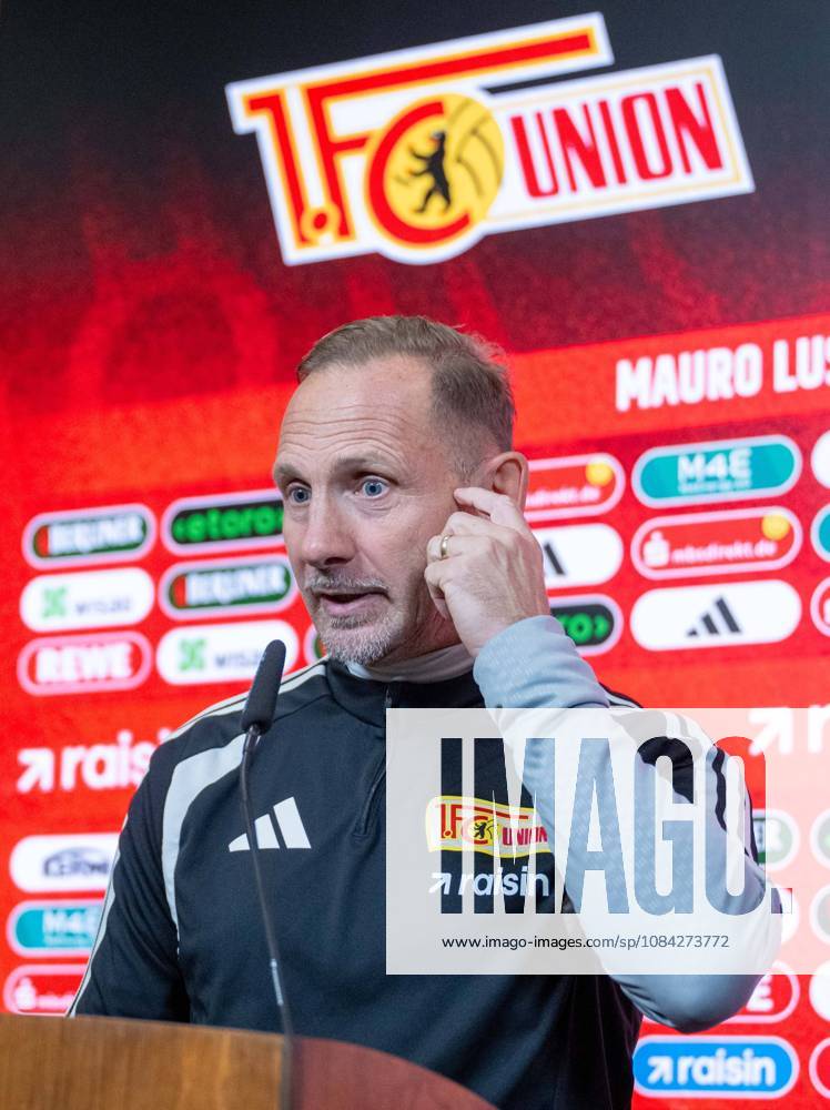 Fußball, Herren, Saison 2026 2027, 1. Bundesliga, 1. FC Union Berlin, Pressekonferenz mit Trainer Mauro Lustrinelli (1. FC Union Berlin), 09.10.2026,
