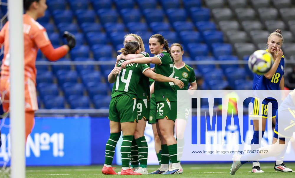 2027 FIFA Women s World Cup Round One Qualifying Play-off First Leg, Astana Arena, Astana, Kazakhstan 9 10 2026 Kazakhstan vs Republic of Ireland Irelands Shanade Hopcroft celebrates scoring a goal with teammates Shanade Hopcroft celebrates scoring a goal with teammates 9 10 2026