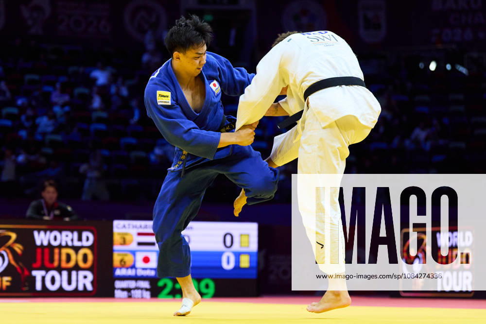 Dota Arai (JPN), OCTOBER 6, 2026 -Judo : World Judo Championships BAKU2026 Mens -100kgQuarter-final match at National Gymnastics Arena in Baku, Azerbaijan. aflo_354496467 KenxAsakurax