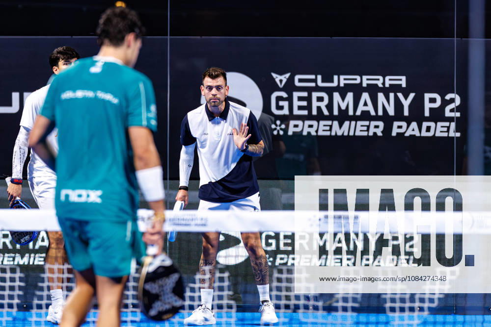 DÜSSELDORF, GERMANY - 9 OCTOBER 2026: Image shows Gonzalo Alfonso (ARG) during CUPRA Germany Premier Padel P2 2026 Day 6: Quarterfinals at CASTELLO Düsseldorf on 9 10 2026 in Düsseldorf, Germany. Germany