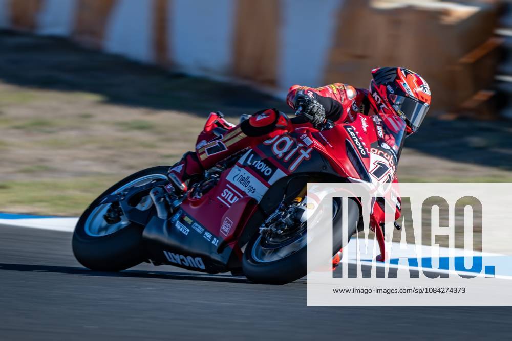 11th stage of the Superbike World Championship, WM, Weltmeisterschaft Estoril, 09 10 2026 - Nicolo Bulega(11), Aruba.it Racing - Ducati rider, during free practice 1, of the 11th round of the SBK world championship, at the Estoril circuit Portugal Lisbon portugal