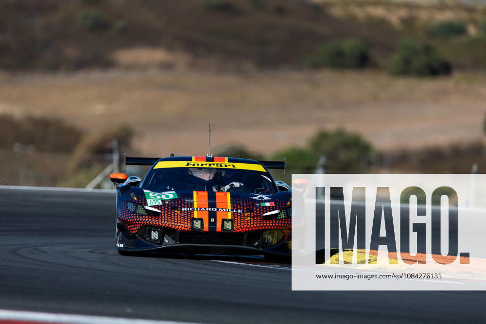 AUTO - ELMS - 4 HOURS OF PORTIMAO 2026 50 TOLEDO Custodio (usa), WADOUX Lilou (fra), AGOSTINI Riccardo (ita), Richard Mille AF Corse, Ferrari 296 LMGT3 Evo, LMGT3, action during the 4 Hours of Portimao 2026, 6th round of the 2026 European Le Mans Series on the Autodromo Internacional do Algarve from October 8 to 10, 2026 in Portimao, Portugal -