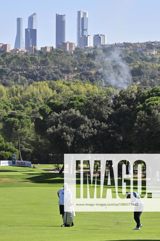 ADRIAN OTAEGUI of United Arab Emirates hitting the ball from the center of the fairway during the Open de EspaoÂ±a presented by Madrid at Club de Campo Villa de Madrid on October 09, 2026 in Madrid, Spain. Madrid Spain - ZUMAc312 20261009_zsp_c312_178