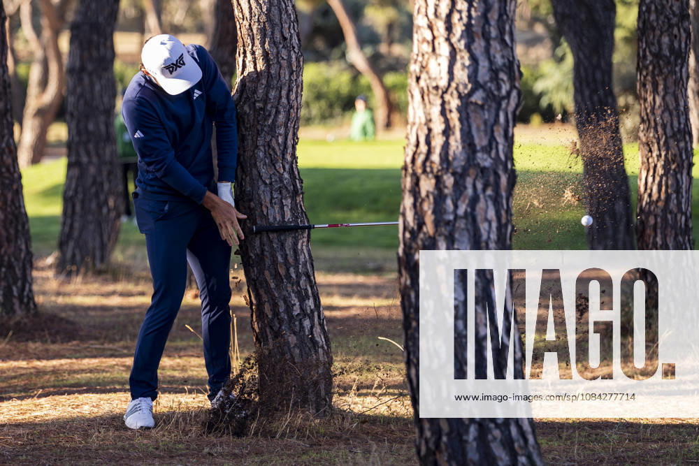 Open de Espana presented by Madrid - Day Two MADRID, SPAIN - OCTOBER 9: Marco Penge of England loses his golf club during the swing on day two of the Open de Espana presented by Madrid at Club de Campo Villa de Madrid on October 9, 2026 in Madrid, Spain. Madrid Club de Campo Villa de Madrid Madrid Spain