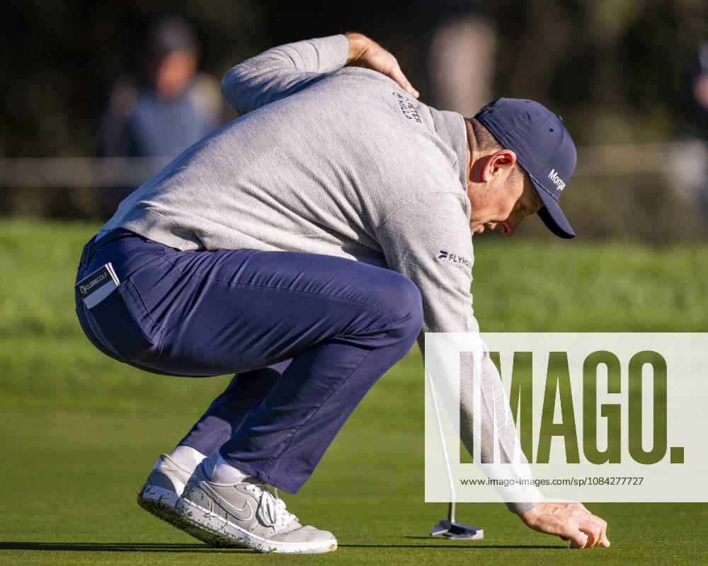 Open de Espana presented by Madrid - Day Two MADRID, SPAIN - OCTOBER 9: Justin Rose of England studies the terrain before taking his shot on day two of the Open de Espana presented by Madrid at Club de Campo Villa de Madrid on October 9, 2026 in Madrid, Spain. Madrid Club de Campo Villa de Madrid Madrid Spain