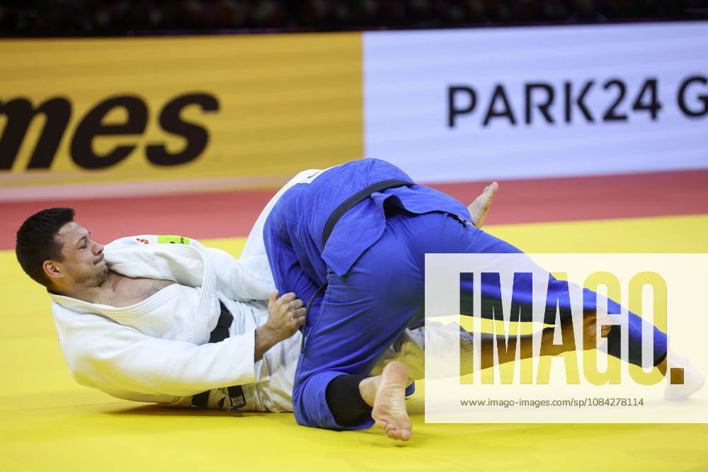 AZERBAIJAN, BAKU - OCTOBER 9, 2026: Niyaz Bilalov (L) of Russia and Arman Adamian of Russia compete in their -100 kg bout as part of the 2026 World Judo Championships at the National Gymnastics Arena 2026 World Judo Championships In Baku - ZUMAt113 20261009_zaa_t113_722