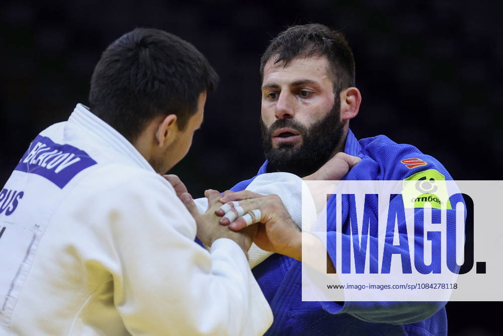 AZERBAIJAN, BAKU - OCTOBER 9, 2026: Niyaz Bilalov (L) of Russia and Arman Adamian of Russia compete in their -100 kg bout as part of the 2026 World Judo Championships at the National Gymnastics Arena 2026 World Judo Championships In Baku - ZUMAt113 20261009_zaa_t113_724