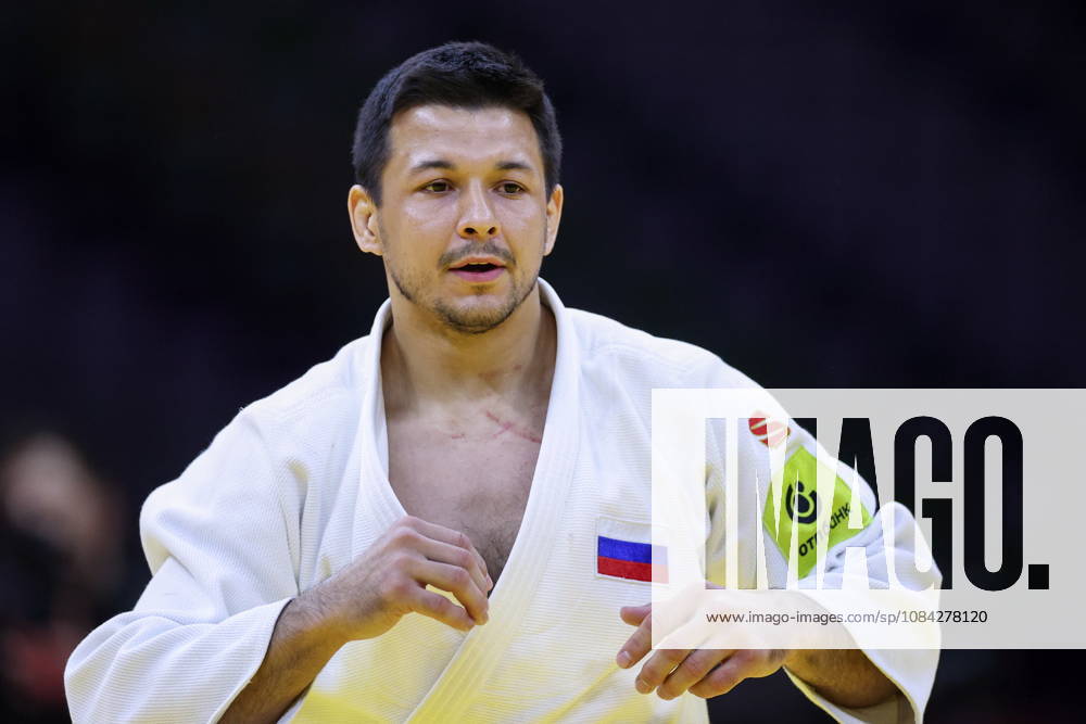 AZERBAIJAN, BAKU - OCTOBER 9, 2026: Niyaz Bilalov of Russia is pictured during a -100 kg bout against Arman Adamian of Russia as part of the 2026 World Judo Championships at the National Gymnastics Arena 2026 World Judo Championships In Baku - ZUMAt113 20261009_zaa_t113_725