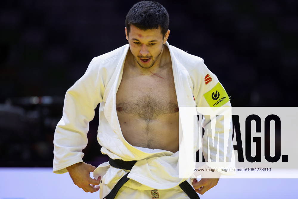 AZERBAIJAN, BAKU - OCTOBER 9, 2026: Niyaz Bilalov of Russia is pictured during a -100 kg bout against Arman Adamian of Russia as part of the 2026 World Judo Championships at the National Gymnastics Arena. Mikhail Sinitsyn TASS 98996960