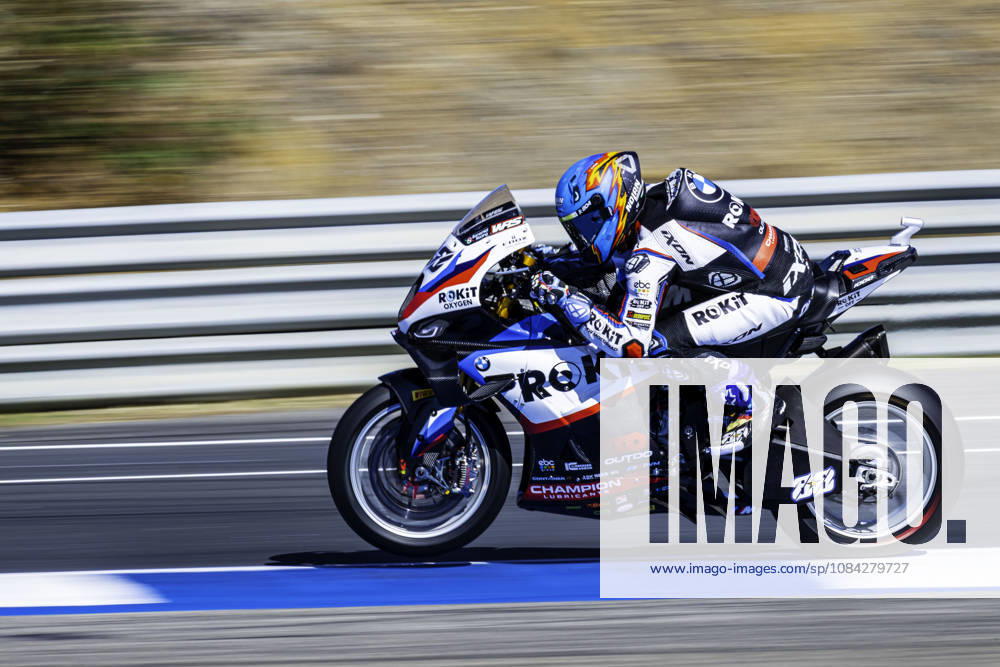 Miguel Oliveira of Rokit BMW Motorrad WorldSBK Team in action during the Free Practice 2 of the FIM Superbike World Championship, WM, Weltmeisterschaft at Circuito Estoril on October 9, 2026 in Cascais, Portugal. Cascais Portugal - ZUMAr200 20261009_zsp_r200_022