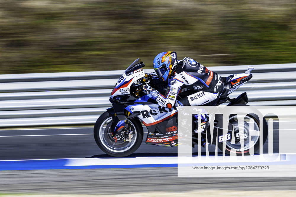 Miguel Oliveira of Rokit BMW Motorrad WorldSBK Team in action during the Free Practice 2 of the FIM Superbike World Championship, WM, Weltmeisterschaft at Circuito Estoril on October 9, 2026 in Cascais, Portugal. Cascais Portugal - ZUMAr200 20261009_zsp_r200_023