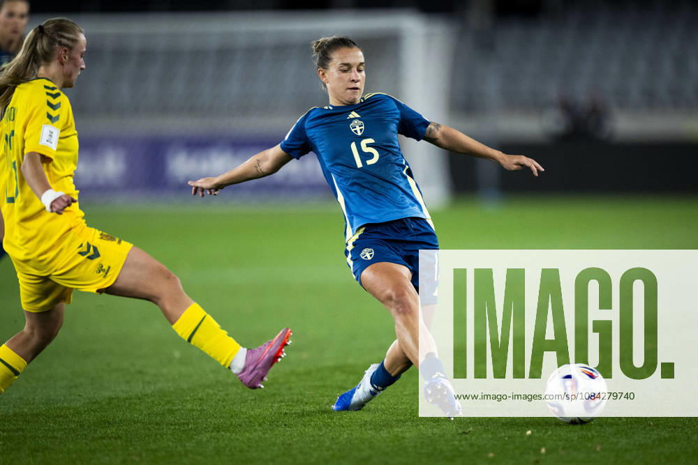 Julia Zigiotti Olme of Sweden during the FIFA Women s World Cup qualifier play-off football match between Lithuania and Sweden on October 9, 2026 in Kaunas. Photo: Mathias Bergeld BILDBYRAN kod MB MB1418 fotboll football soccer fotball vm-kval kval fifa womens world cup qualifier qualifier playoff lithuania sverige sweden dam bbeng play-off