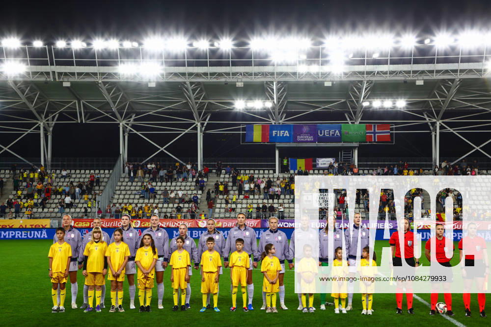 Women s World Cup Qualifier: Romania vs. Norway, Bucharest, October 9, 2026. The women s national team is ready for kickoff in the World Cup qualifying soccer match between Romania and Austria at Stadionul Arcul de Triumf in Bucharest. Photo: Nikola Krstic, NTB, Bucharest, Romania. . RESTRICTED USE FOR BETTING COMPANIES