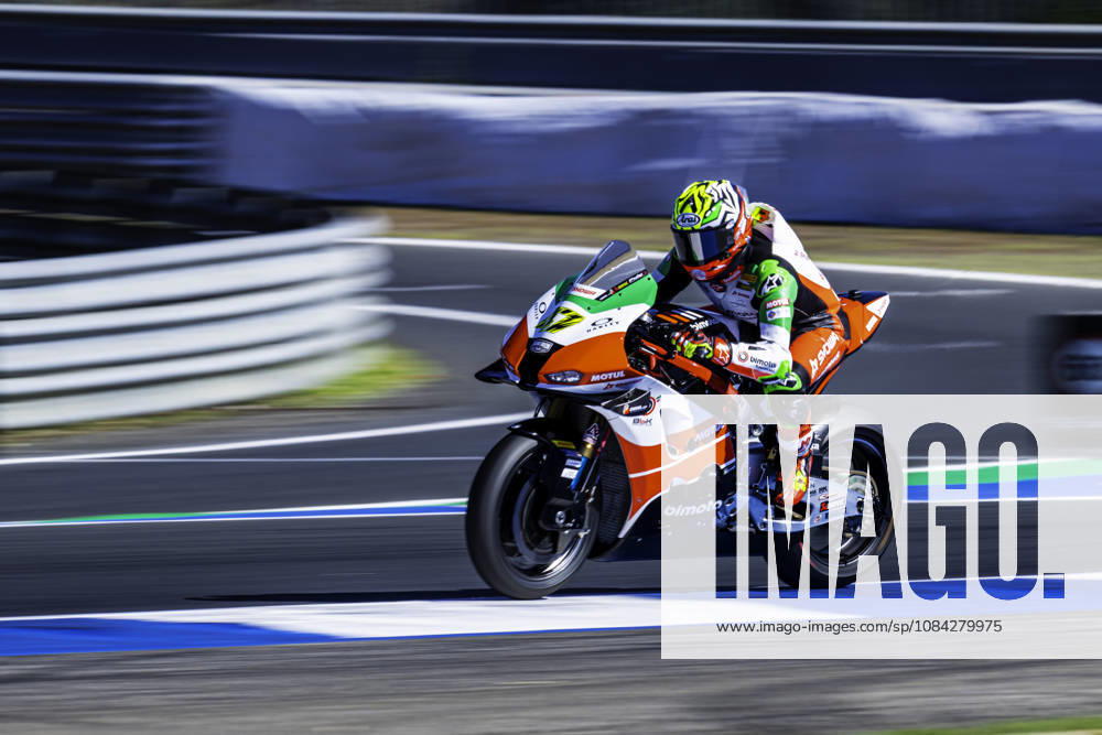 Axel Bassani of Bimota By Kawasaki Racing Team in action during the Free Practice 2 of the FIM Superbike World Championship, WM, Weltmeisterschaft at Circuito Estoril on October 9, 2026 in Cascais, Portugal. Cascais Portugal - ZUMAr200 20261009_zsp_r200_045