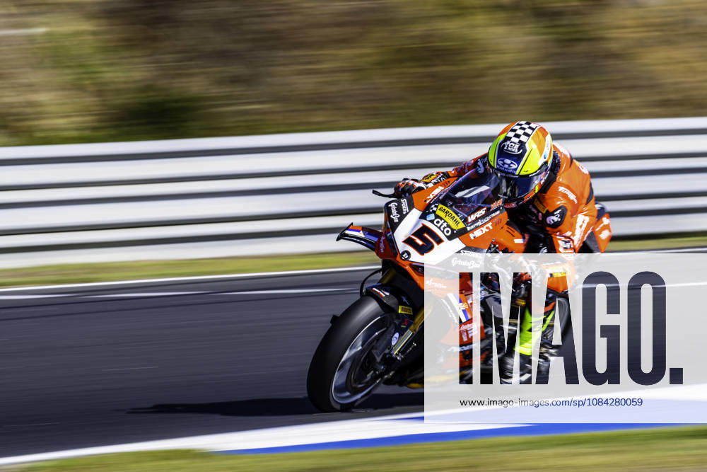 Yari Montella of Barni Spark Racing Team in action during the Free Practice 2 of the FIM Superbike World Championship, WM, Weltmeisterschaft at Circuito Estoril on October 9, 2026 in Cascais, Portugal. Cascais Portugal - ZUMAr200 20261009_zsp_r200_055