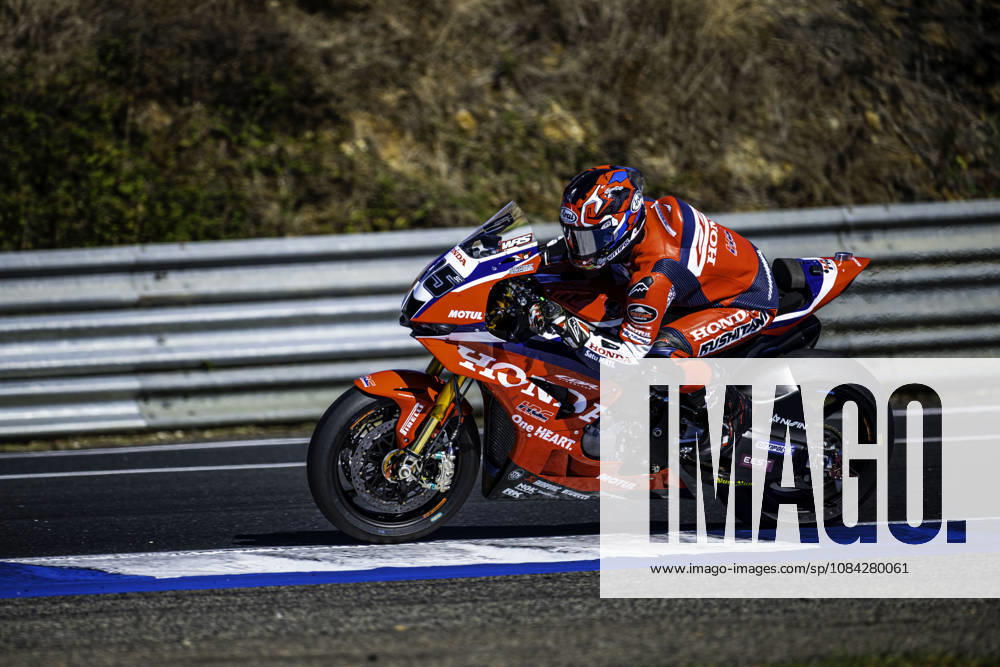 Somkiat Chantra of Honda HRC in action during the Free Practice 2 of the FIM Superbike World Championship, WM, Weltmeisterschaft at Circuito Estoril on October 9, 2026 in Cascais, Portugal. Cascais Portugal - ZUMAr200 20261009_zsp_r200_058