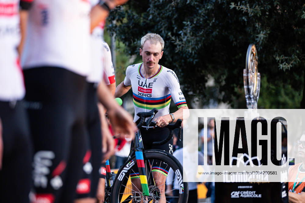 120th ILombardia Team Presentation Brandon McNulty of UAE Team Emirates attends the 120th ILombardia team presentation in Bergamo, Italy, on October 9, 2026. Bergamo Italy